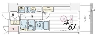 エステムコート神戸湊町の物件間取画像